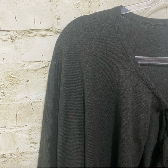 Cabi Majestic Wrap Brownish Green 3477 Cape Poncho Sweater Knit Casual - Picture 2 of 6